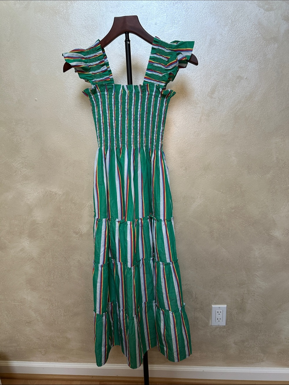 Hill House Home Ellie Nap Dress in Sunset Stripe sz xxs - Picture 2 of 12